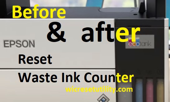 before and after reset waste ink counter